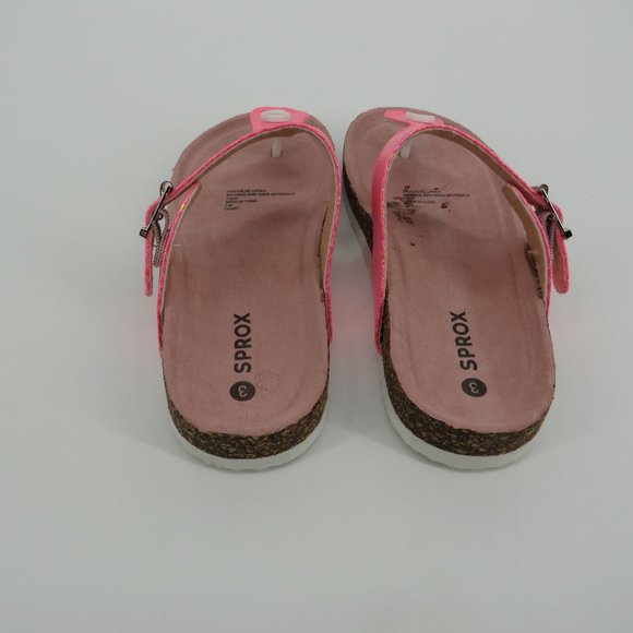 Sprox Frisco Reptile Embossed Girls Pink Sandal Size 3 - Picture 3 of 6
